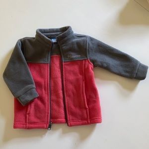Columbia 12-18M toddler girl fleece zip up jacket